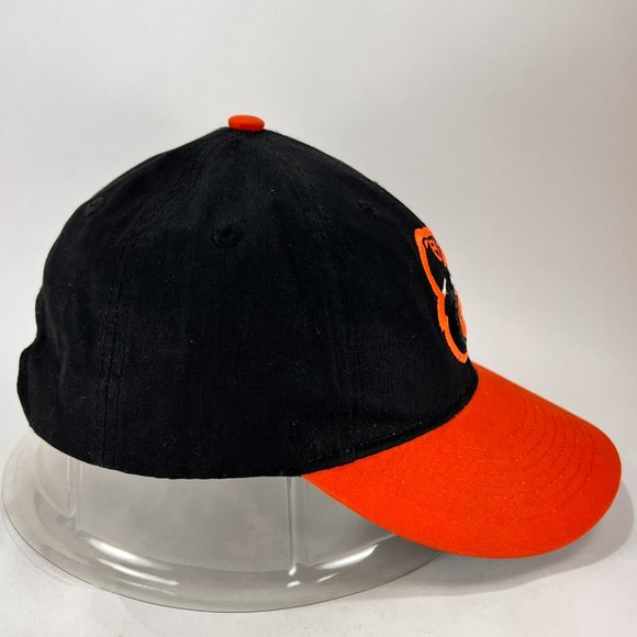 Baltimore Orioles Youth Kids MLB Strap Back Cap Hat Black Orange Baseball OC - Picture 5 of 15